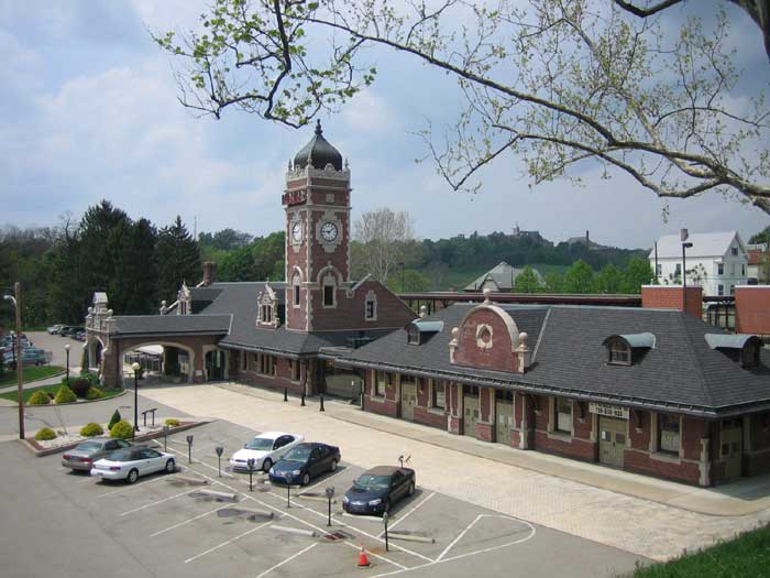 Greensburg, PA train station after renovation