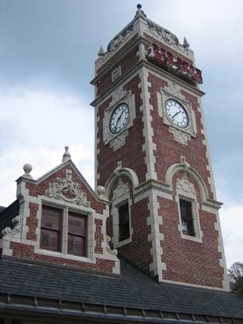 Greensburg train station tower after renovation